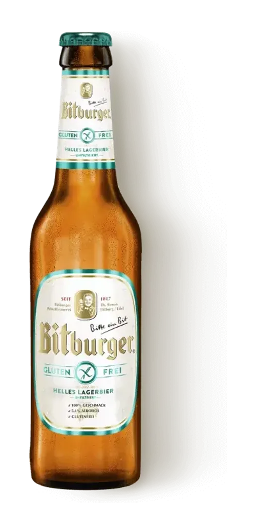 Bitburger Helles Lagerbier Glutenfrei